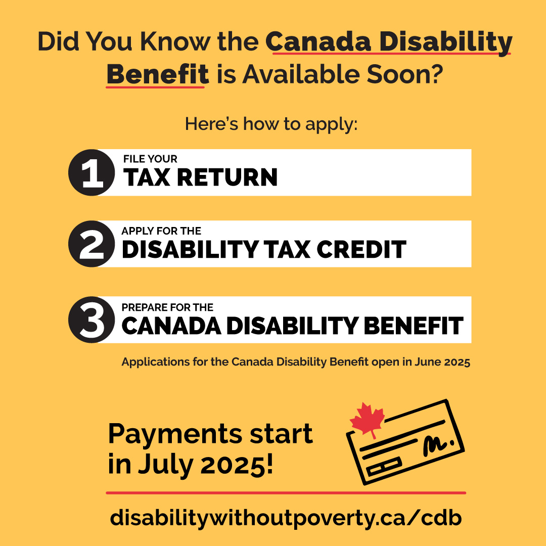 Three steps: 1) File your tax return; 2) Apply for DTC; 3) Prepare for CDB