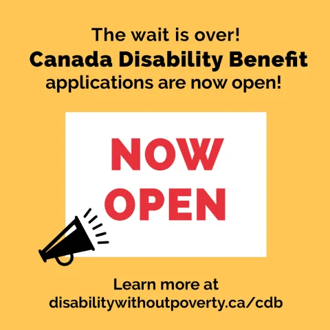 The wait is over! Canada Disability Benefit applications are now open!