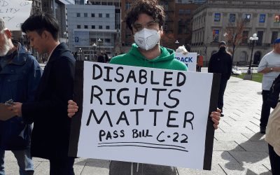 Il faut adopter sans tarder le projet de loi sur la Prestation canadienne pour les personnes handicapées